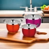 Chaozhou Hufa Stainless steel Korean High Pot, household visible glass lid Korean soup pot, stainless steel soup pot Specification image